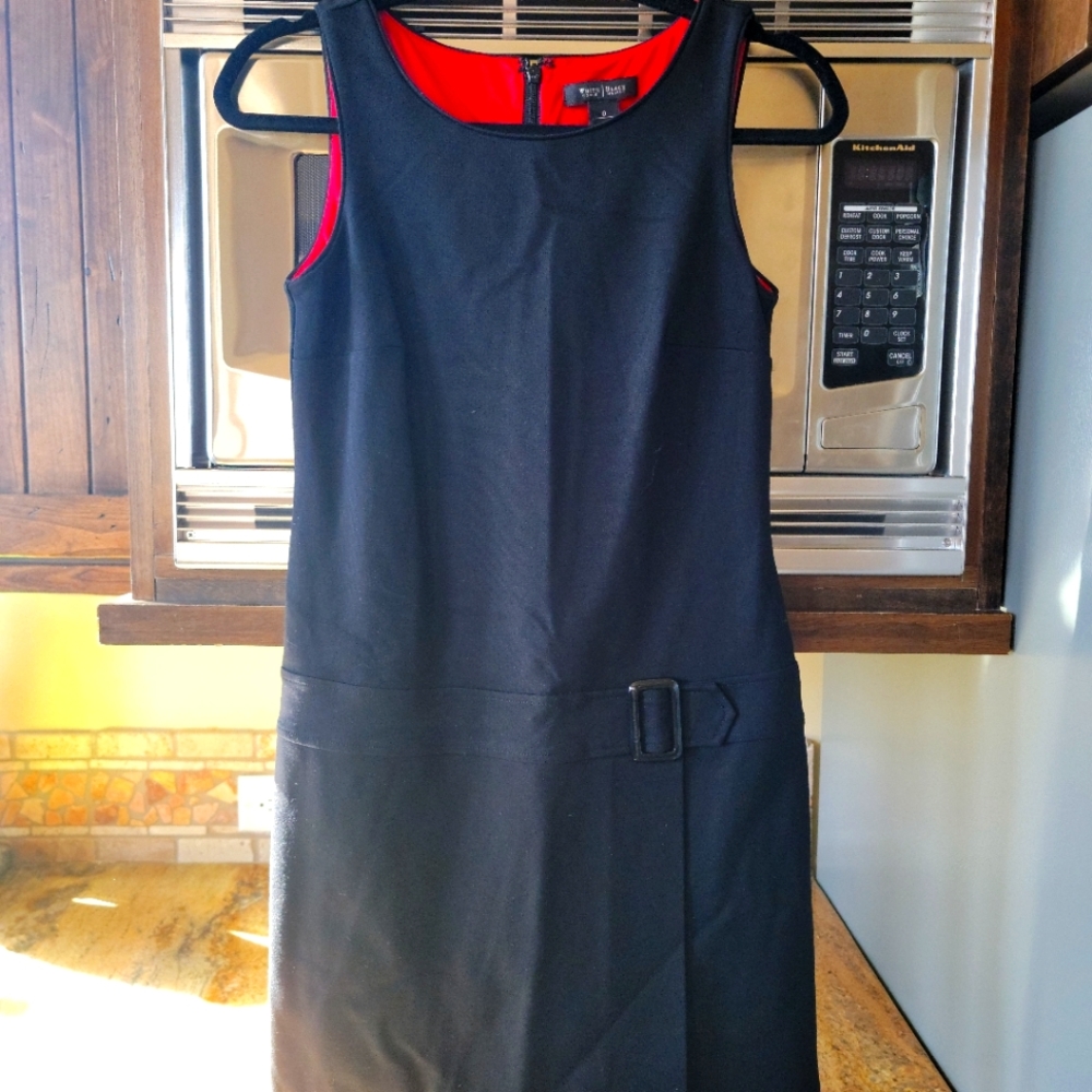Black dress white house black market size 0